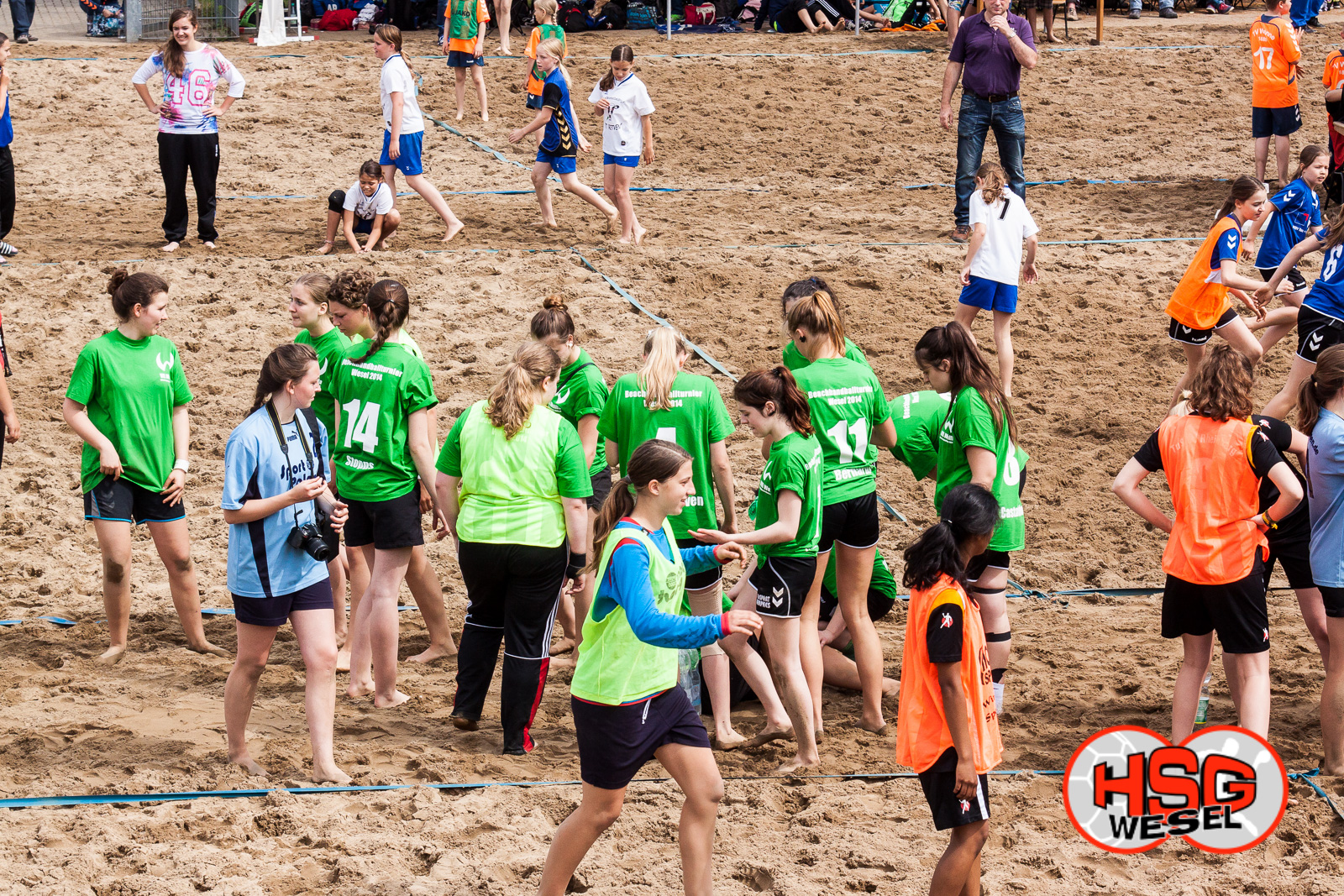 Beachhandball Jugend-Turnier SA Wesel Kiescup 2014