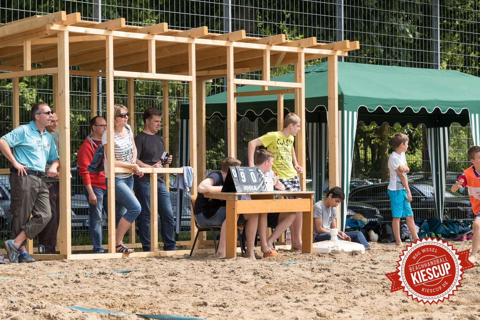 Beachhandball Jugend-Turnier Wesel Kiescup 2015 / Samstag