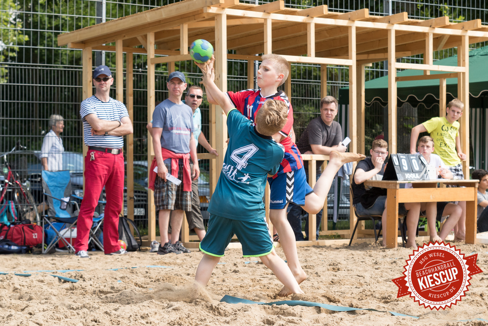 Beachhandball Jugend-Turnier Wesel Kiescup 2015 / Samstag