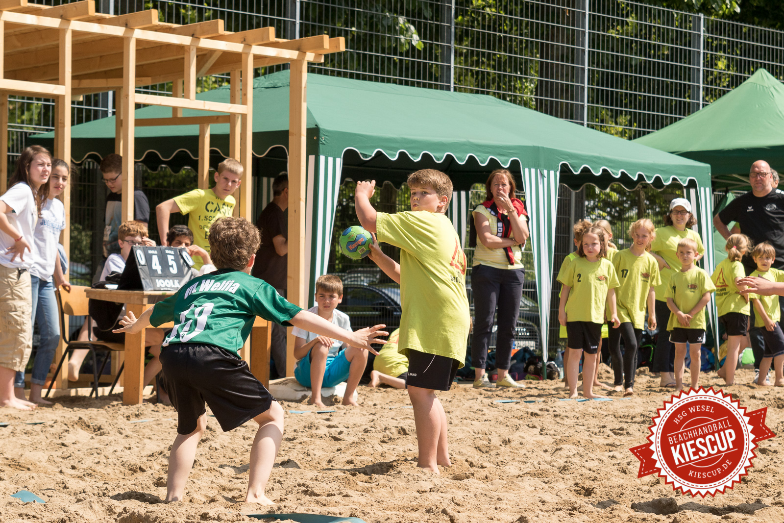 Beachhandball Jugend-Turnier Wesel Kiescup 2015 / Samstag