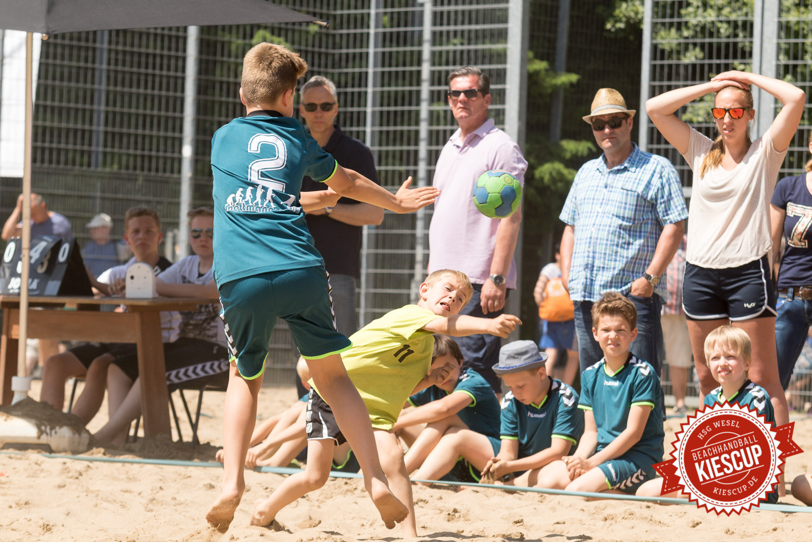 Beachhandball Jugend-Turnier Wesel Kiescup 2015 / Samstag