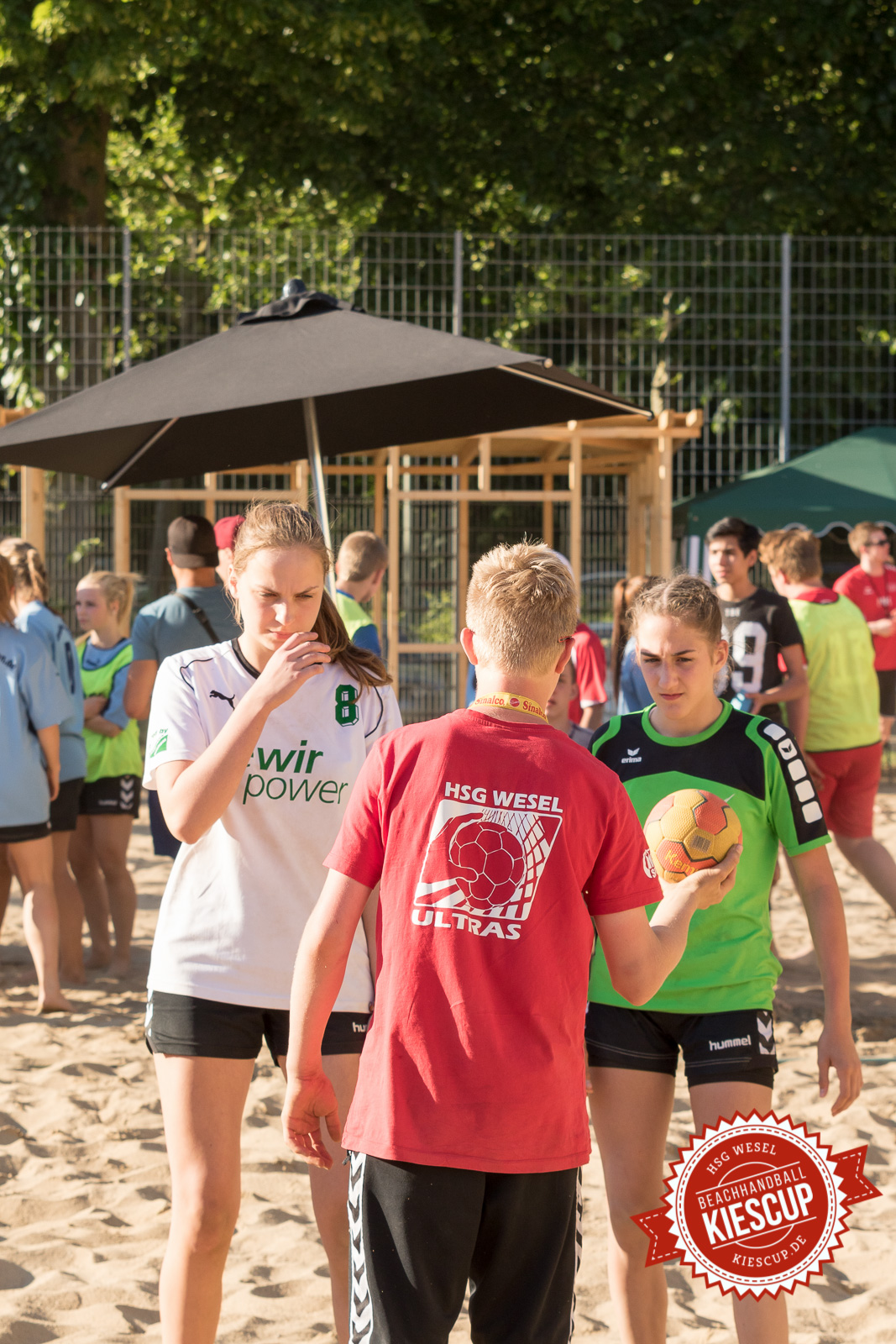 Beachhandball Jugend-Turnier Wesel Kiescup 2015 / Samstag