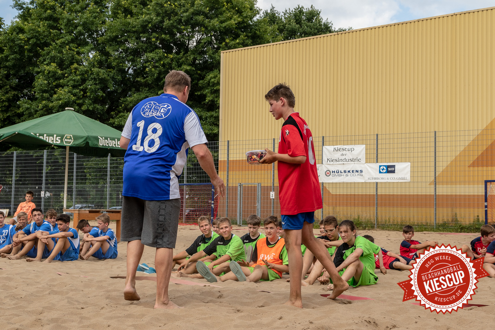 HSG Wesel - Beachhandball Samstag 12. Kiescup 2018
