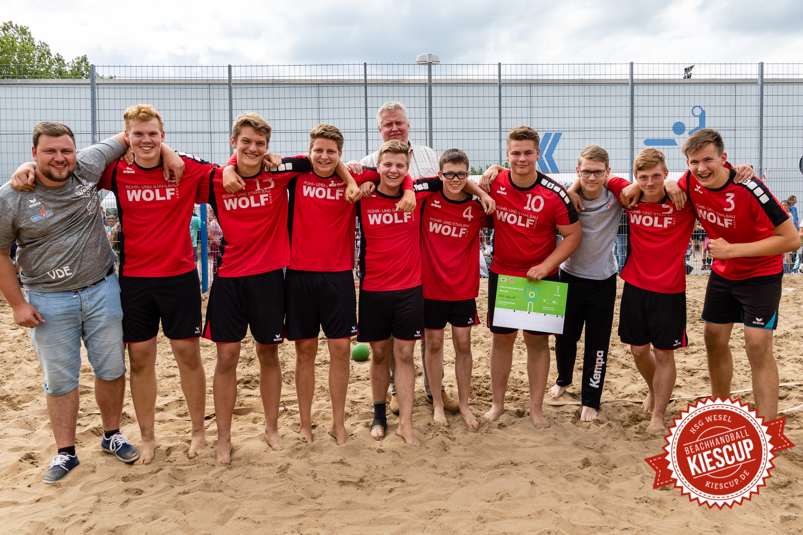 HSG Wesel - Beachhandball Sonntag 13. Kiescup 2019