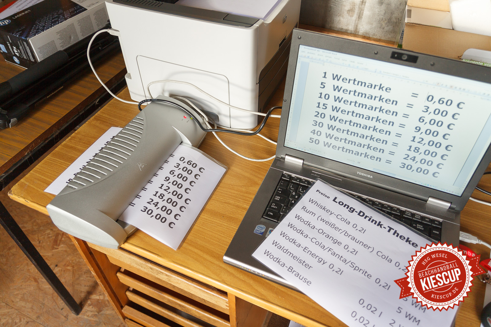 Beachhandball - HSG Wesel - KiesCup Seniorenturnier 2013