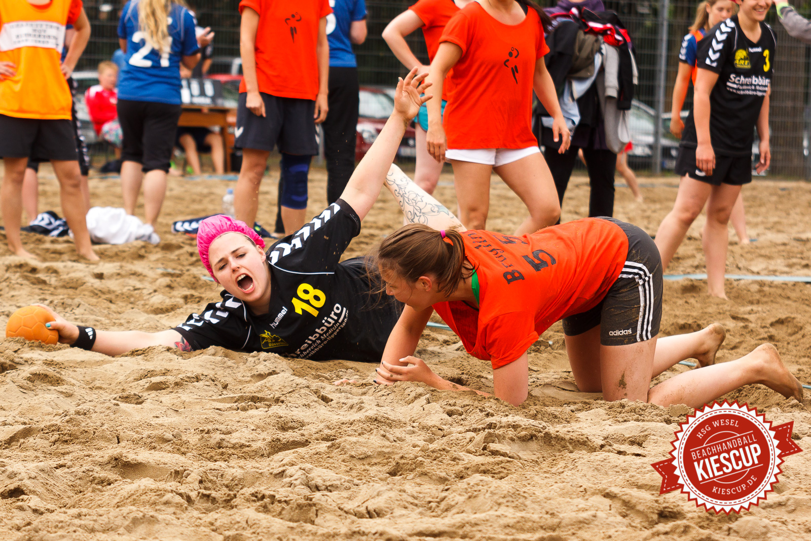 Beachhandball - HSG Wesel - KiesCup Seniorenturnier 2013