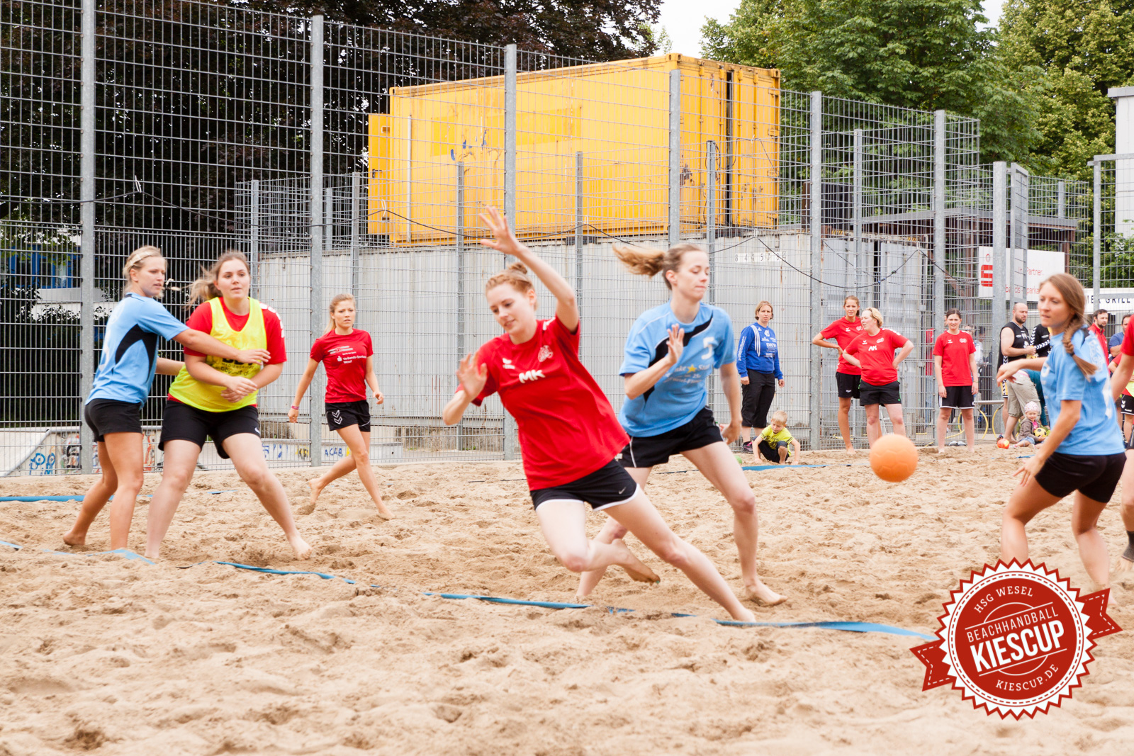 Beachhandball Senioren-Turnier Wesel Kiescup 2014