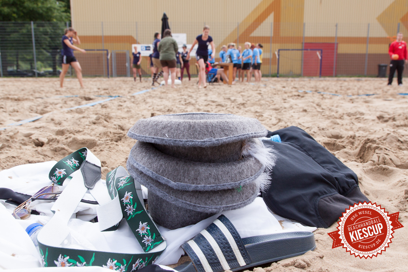 Beachhandball Senioren-Turnier Wesel Kiescup 2014