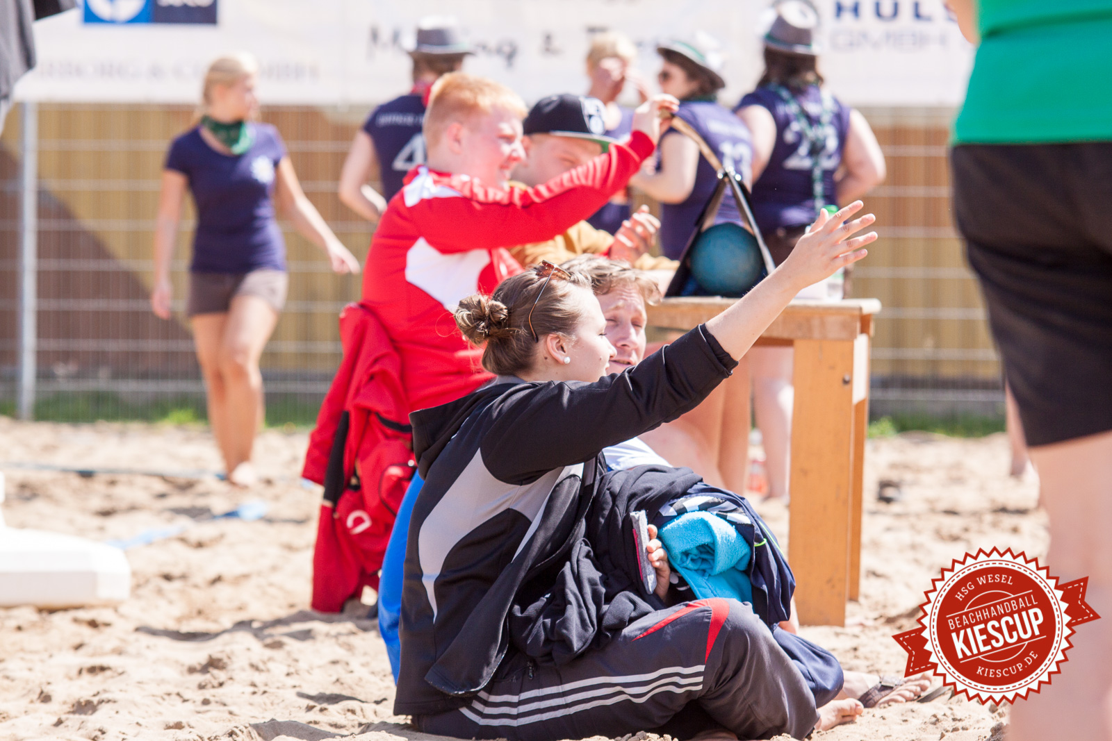 Beachhandball Senioren-Turnier Wesel Kiescup 2014