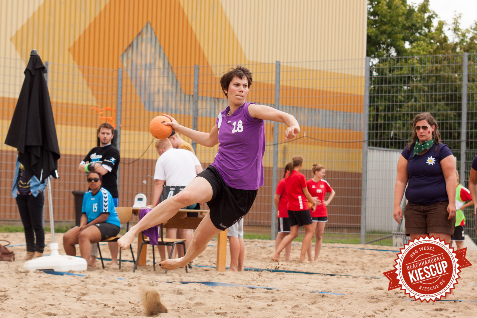Beachhandball Senioren-Turnier Wesel Kiescup 2014