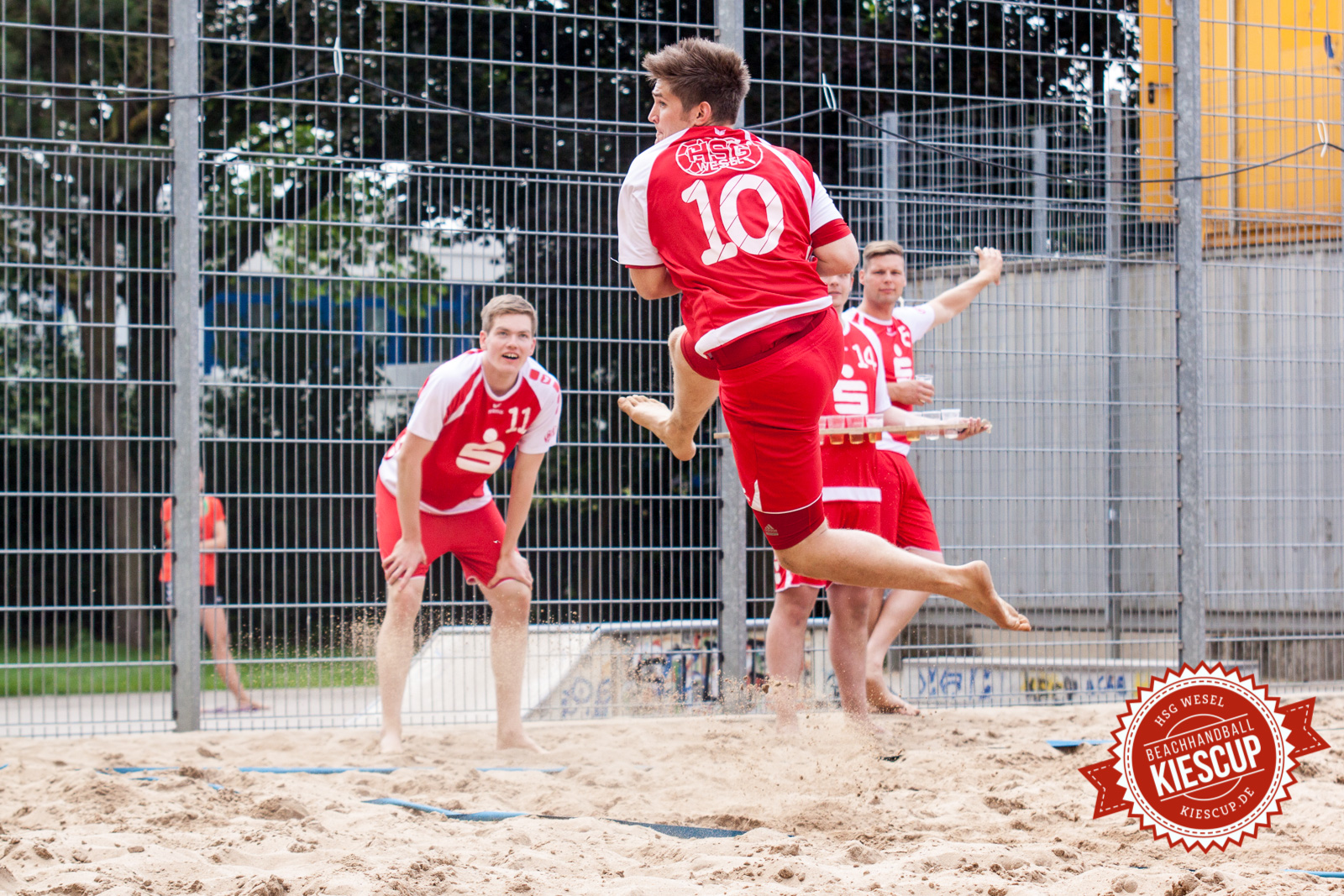 Beachhandball Senioren-Turnier Wesel Kiescup 2014
